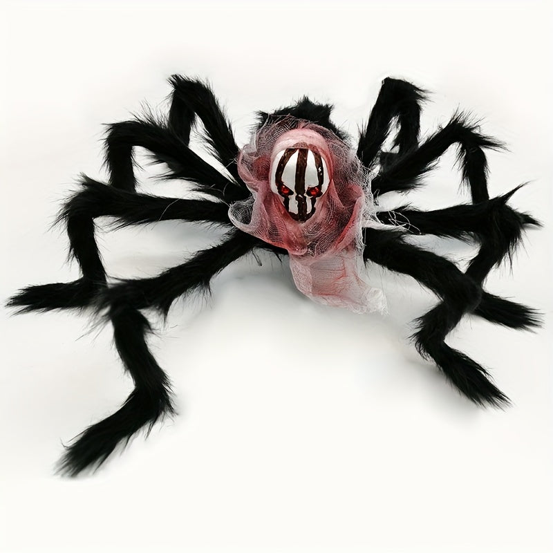 Plush Horror Spider Halloween Ornament