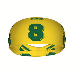 Messi Football #8 Headband & Visor Set - Bright Yellow & Green
