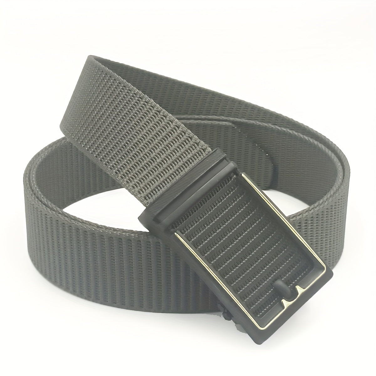 Men's Nylon Automatic Buckle Belt Slim Versatile Belt