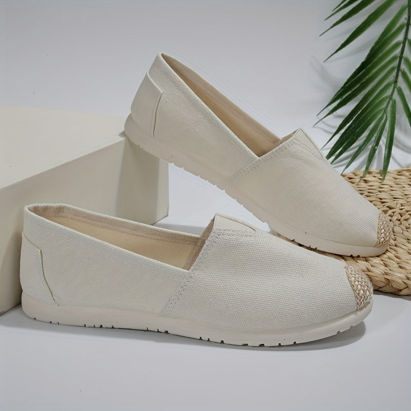 Ethnic Lightweight Slip On Canvas Sneakers