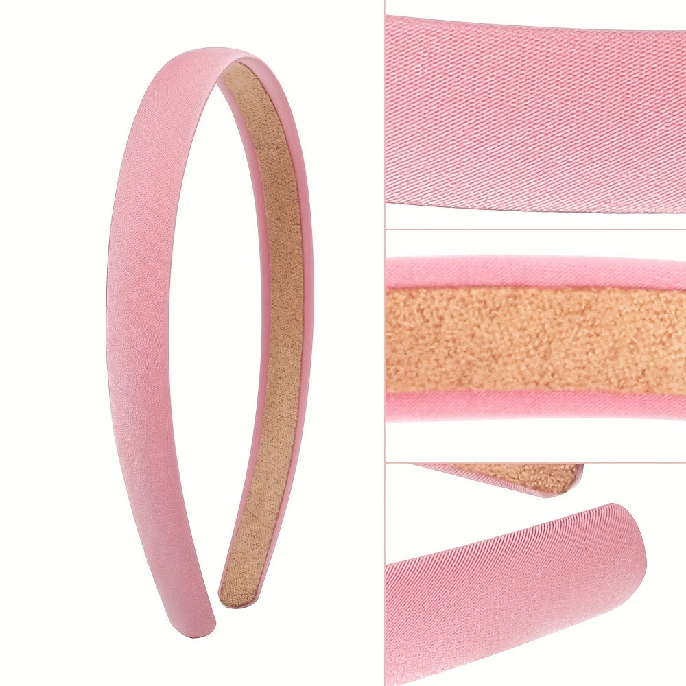 9pcs Fabric Headband Solid Hair Band Style Headdress For Girls Women