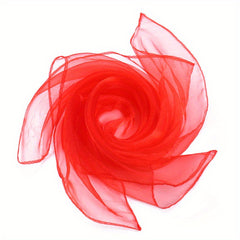 Chiffon Nylon Scarf Handkerchief for Performance Dancing