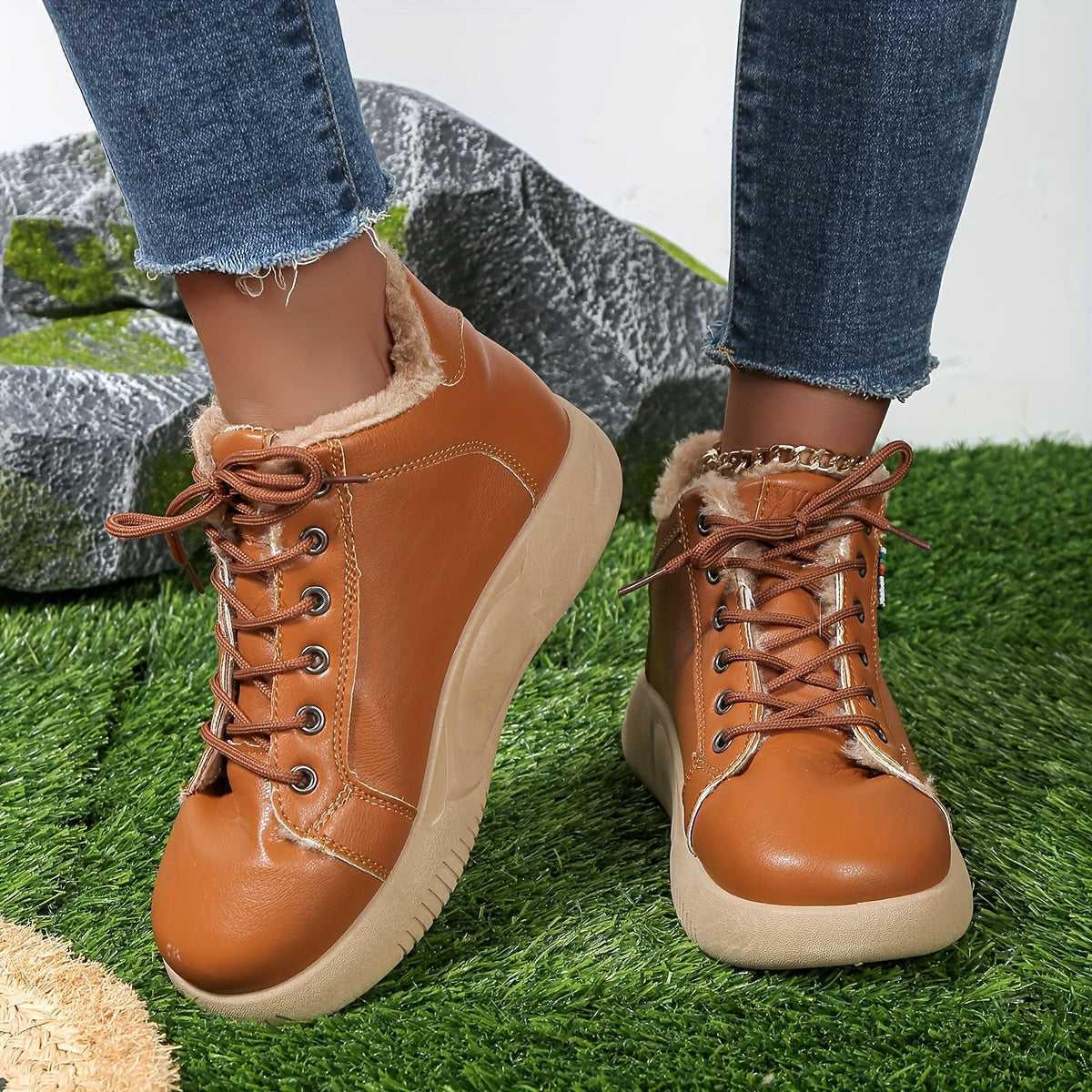 Women's Snow Boots Non-slip Warm Thickened Outdoor Short Boots