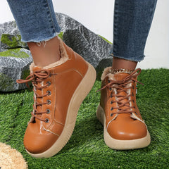 Women's Snow Boots Non-slip Warm Thickened Outdoor Short Boots