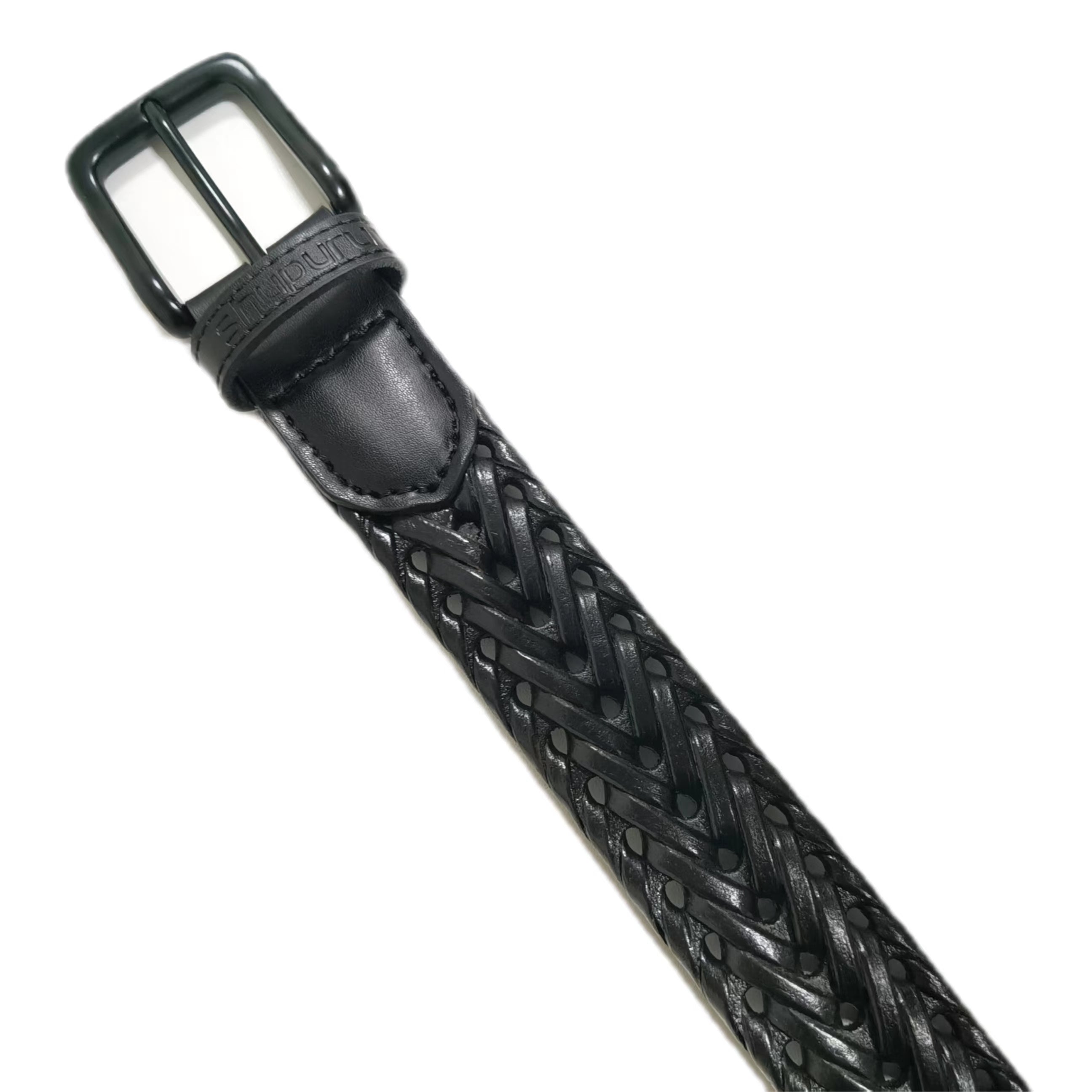 Men's Leather Buckle Belt for Outdoor Party