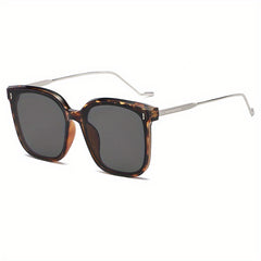 Men Square Frame Sunglasses UV Protection Summer Sunglasses