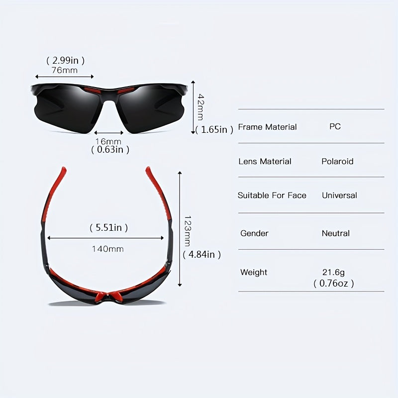 Men's Polarized Cycling Sports Sunglasses UV Protection