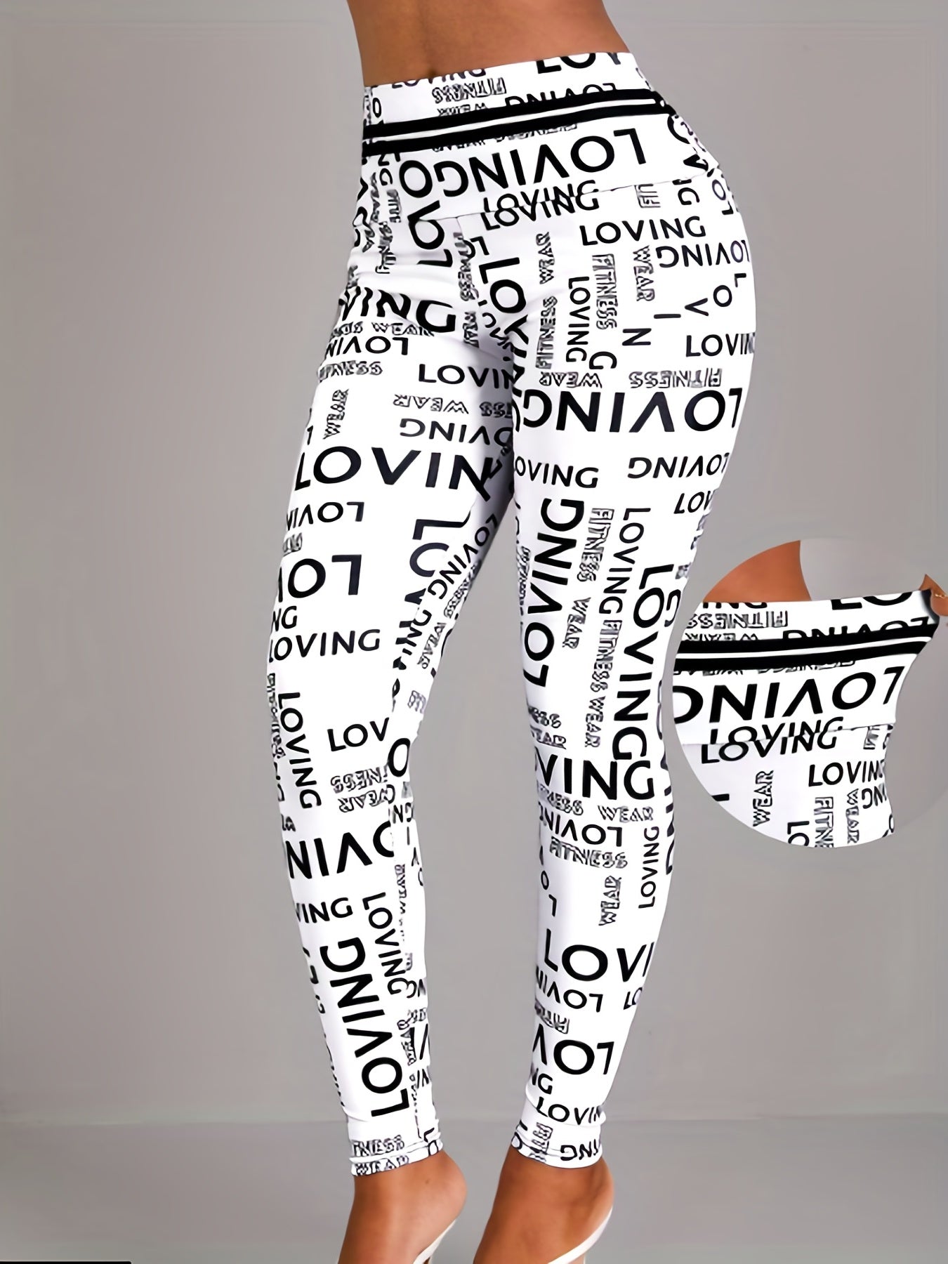 Slim Leggings High Waist Long Length Casual Leggings