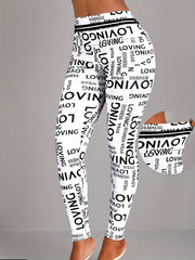 Slim Leggings High Waist Long Length Casual Leggings