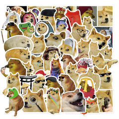 50pcs Annoying Dog Stickers Funny Waterproof DIY Stickers