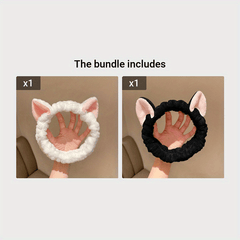 Cat Ear Hair Band Ladies Hair Band Plush Face Hair Accessories