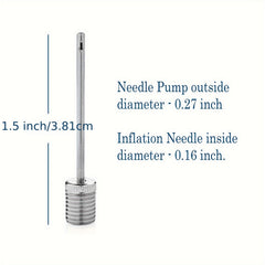 100pcs Basketball Pump Needles Air Pump Needles with Storage Box