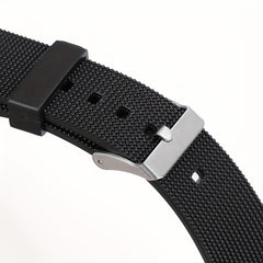 Silicone Band Strap Bracelet 16-26mm Men Women Sports Rubber Watch Band