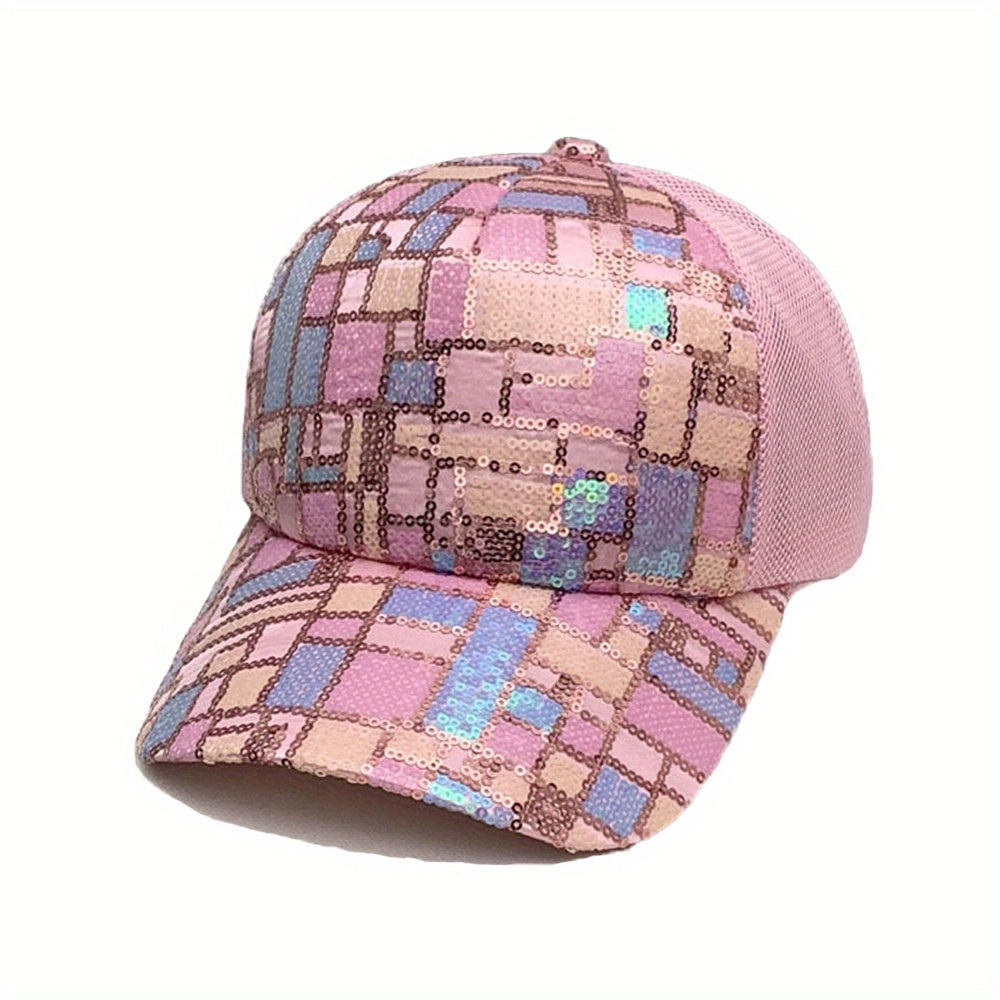 Sequins Sun Hat Baseball Cap for Summer