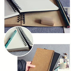Cowhide Sketchbook Doodle Notebook 12x18cm