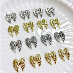 10pc Angel Devil's Wing Nail Charms for DIY or Salons