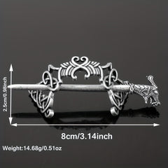 Viking Hair Bun Cuff Cage Ponytail Hair Cuff Women Girls Hair Accessories