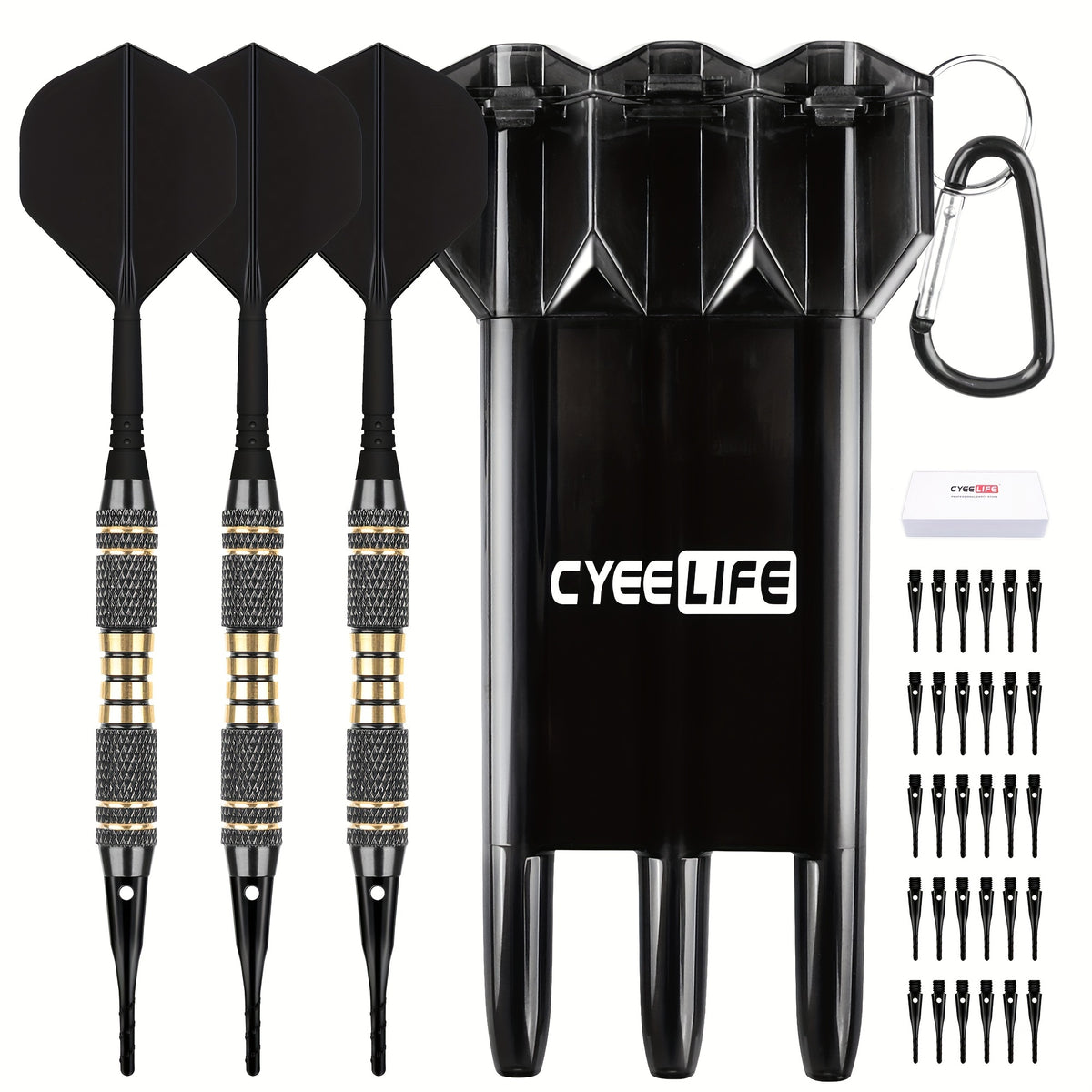 3pcs Soft Dart Set with 30 Tips for Training