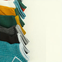 10 Pairs Colorblock Ankle Socks Soft Lightweight Low Cut Women's Stockin