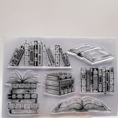1pc Book Silicone Transparent Stamp DIY Scrapbooking Decoration