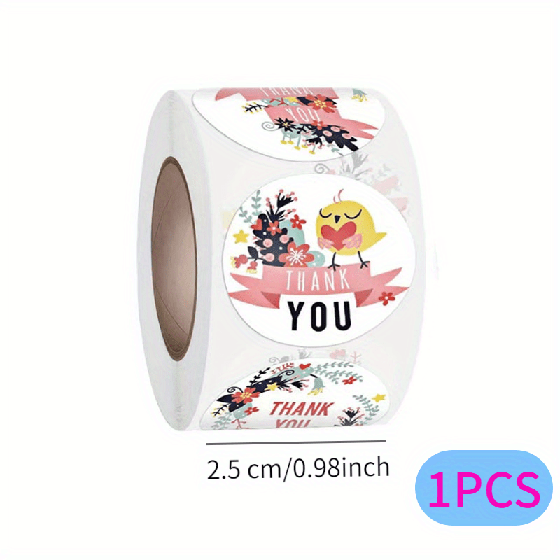 Roll Stickers Gift Packaging Box Decoration Stickers 5 Patterns