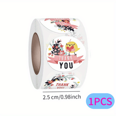 Roll Stickers Gift Packaging Box Decoration Stickers 5 Patterns