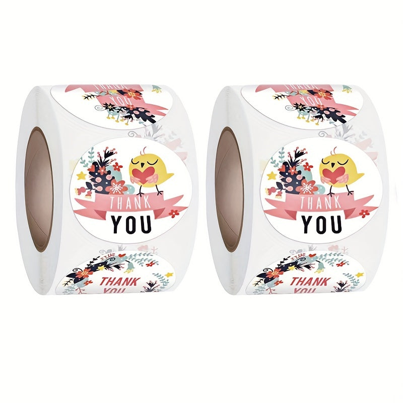 Roll Stickers Gift Packaging Box Decoration Stickers 5 Patterns