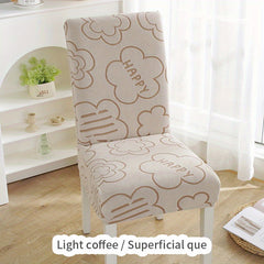 Jacquard Chair Cover Seat Protector for Restaurant Kids - Removable Washable