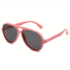 Children's Polarized Pilot Sunglasses Silicone Glasses