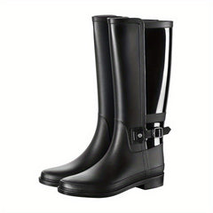 Women's Waterproof High Top Motorcycle Rain Boots Outdoor Plastic Rain Boots