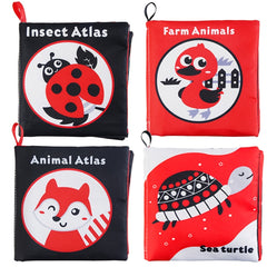 High Contrast & Crinkle Books for Baby's Visual & Brain Development