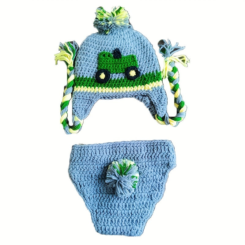 Newborn Photography Cars Wool Set Baby Shower Souvenirs