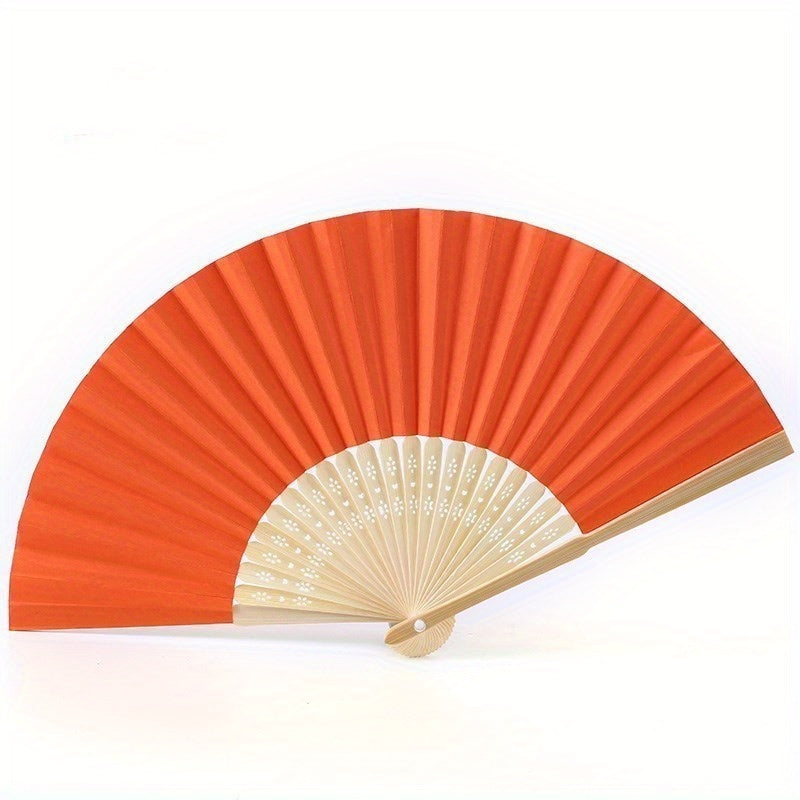 Ancient Style Fan Folding Fan Retro Classical Daily Use Fan Female Paper Fan