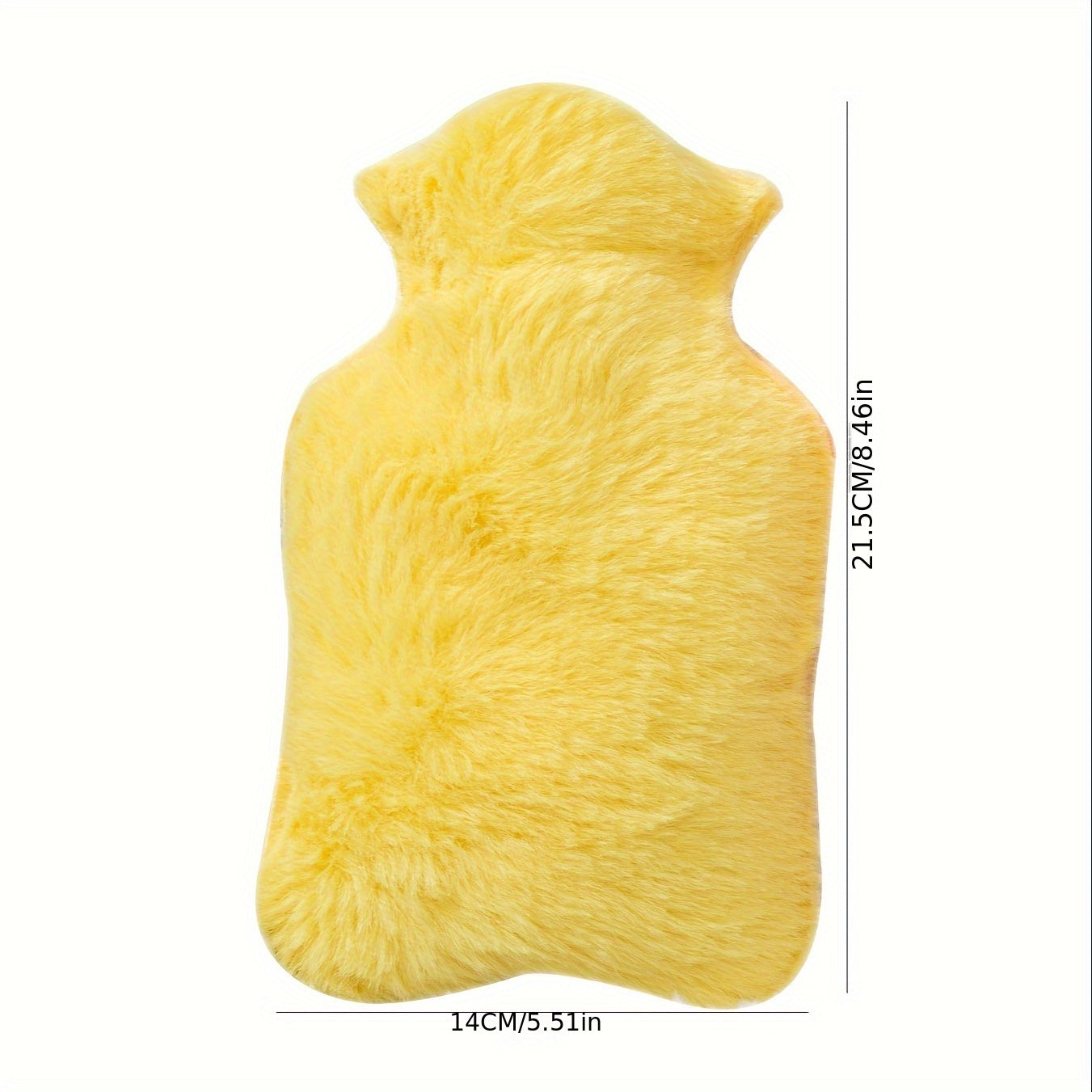 Cartoon Hot Water Bag w/ Plush Cover for Autumn & Winter