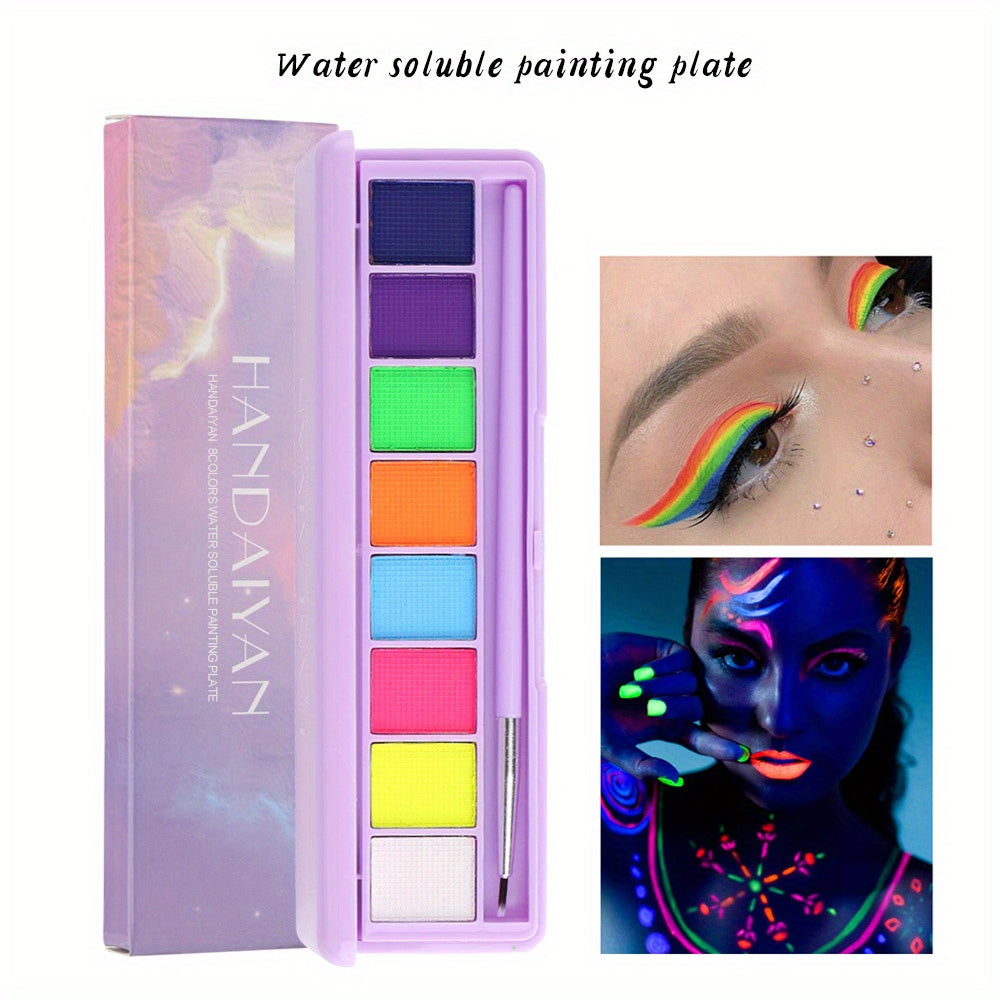 UV Glow Neon Water Activated Eyeliner Palette