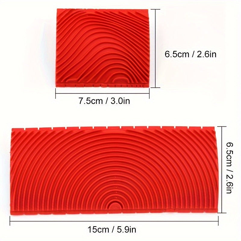 Wood Grain Roller Paint Tool Wood Grain Art Printing Tool