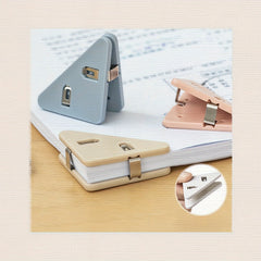 5pcs Frosted Transparent Corner Clip for Paper Data Storage