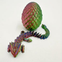 3D Printing Laser Crystal Egg Dragon King Model Ornament