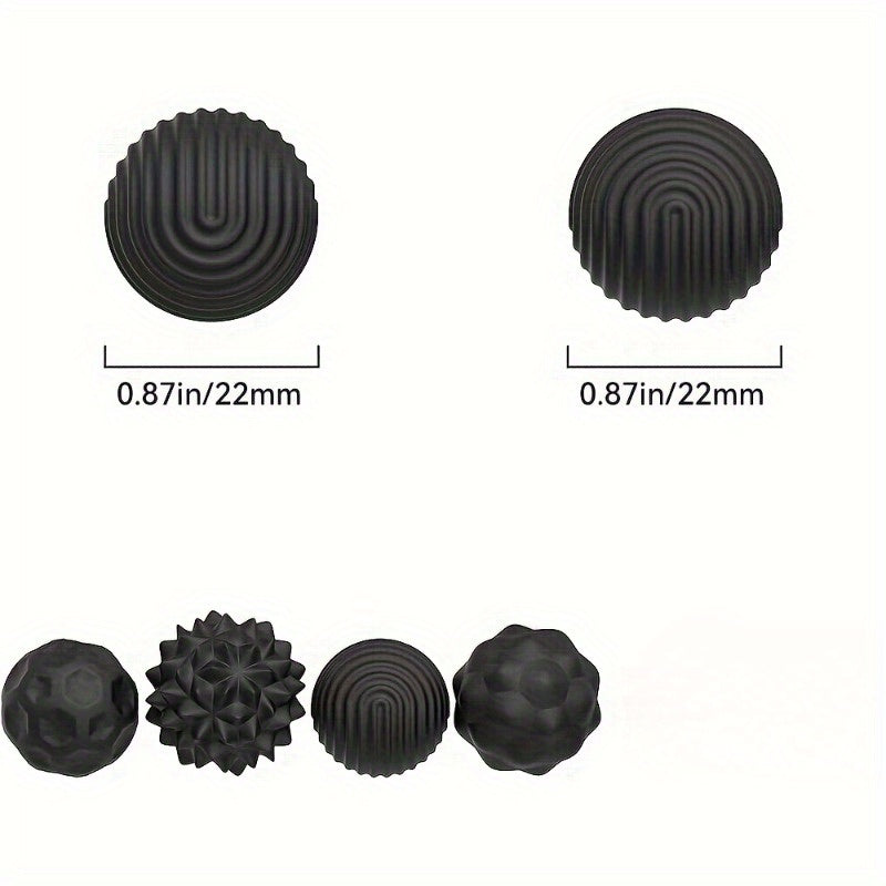 Silicone Magnetic Ball Set Adult Sensory Toy Compact Portable Textured Rolling