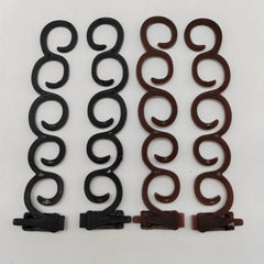4pcs Hair Styling Clip French Braid Roller Bun Maker