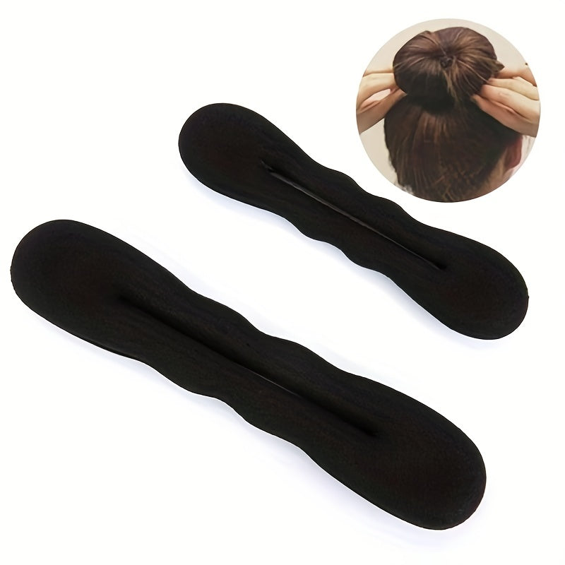 2pcs Foam Hair Bun Maker Styling Accessories