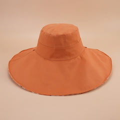 Solid Lightweight Bucket Hat Reversible Wide Brim Sun Hats