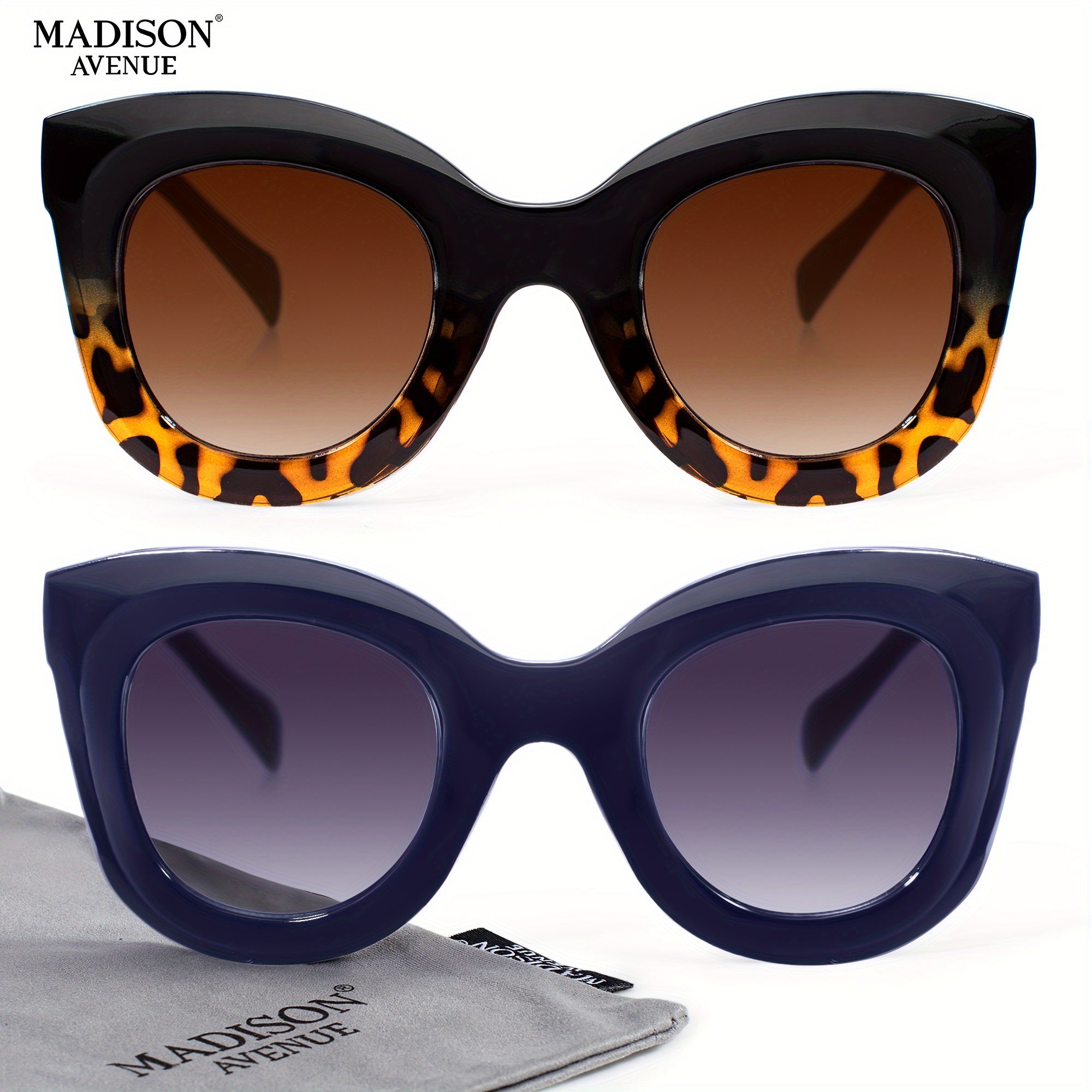 Y2K Cat Eye Sunglasses Gradient Glasses Beach Party Club UV400