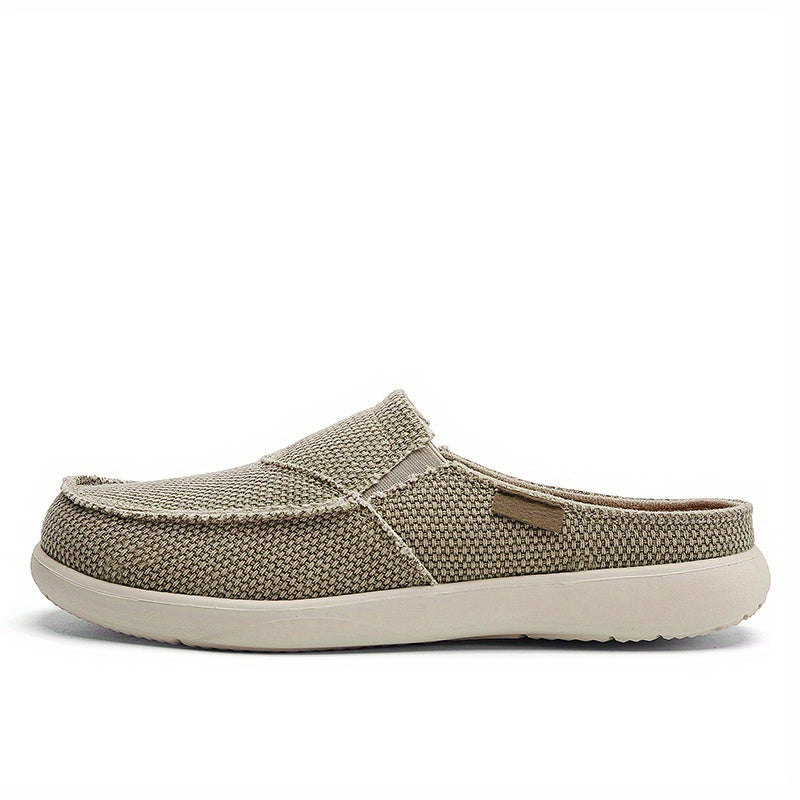Men's Linen Slip-On Mules for Summer