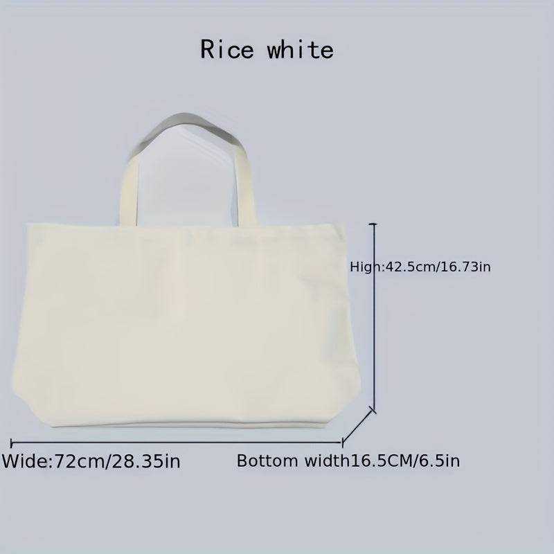 Canvas Reusable Shopping Bag Eco Friendly Grocery Bags Foldable Tote Bag