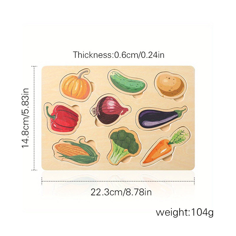 Wooden Mosaic Puzzle for Kids