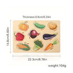 Wooden Mosaic Puzzle for Kids