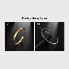 Adjustable Stainless Steel Muslim Bangle for Men