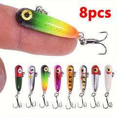 8pcs Sinking Pencil Fishing Lure Mixed Colors Set 1 18inch 2 8g Mini Wobblers