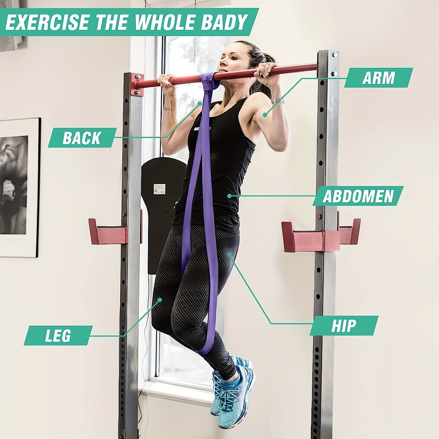 Pull Up Auxiliary Band for Legs & Arms